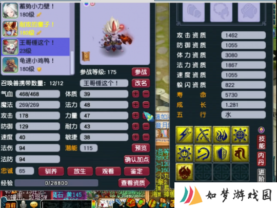 梦幻西游历经多次打书循环，9技能净台童子终成完美技能